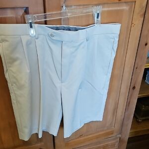 Daniel Cremieux Classic Ivory/Light Gray Men's Golf Shorts